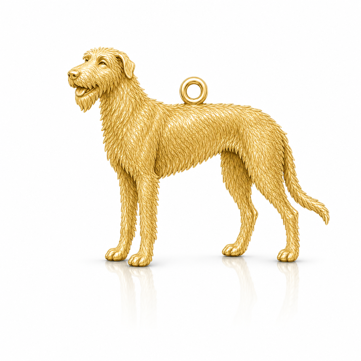Soulyshine Scottish Deerhound Personalized Pet Companion Charm Only