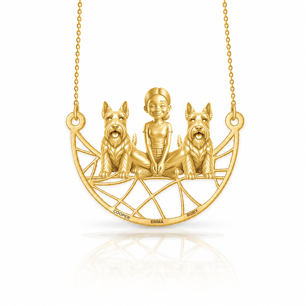 Scottish Terrier - 18K Gold Vermeil - 1st