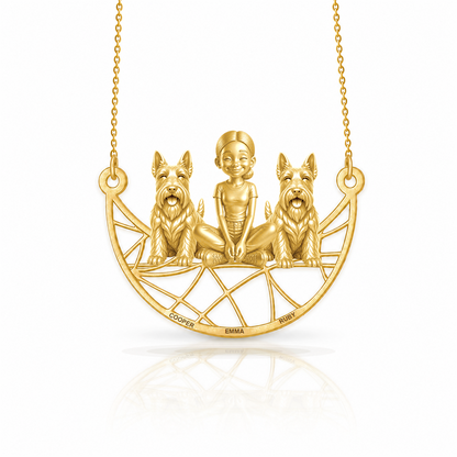 Scottish Terrier - 18K Gold Vermeil - 1st