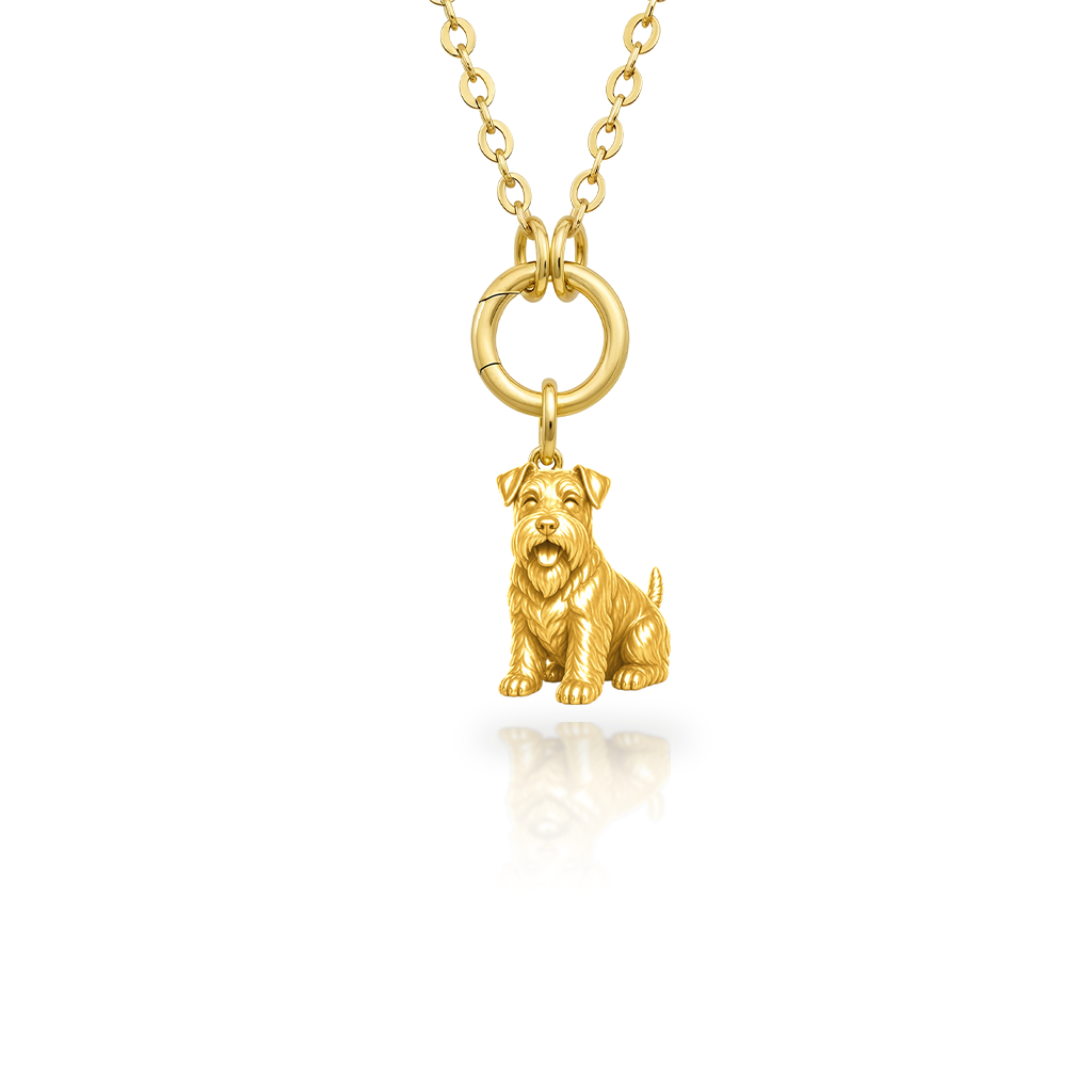 Sealyham-Terrier - 18K Gold Vermeil - 1st