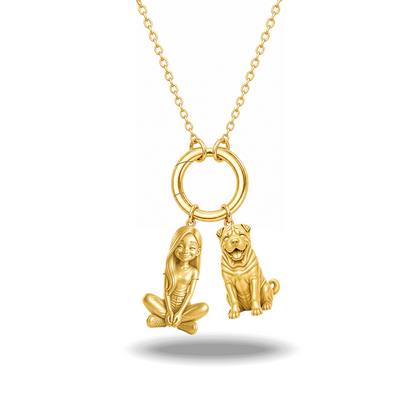 Shar Pei - 18K Gold Vermeil - 1st