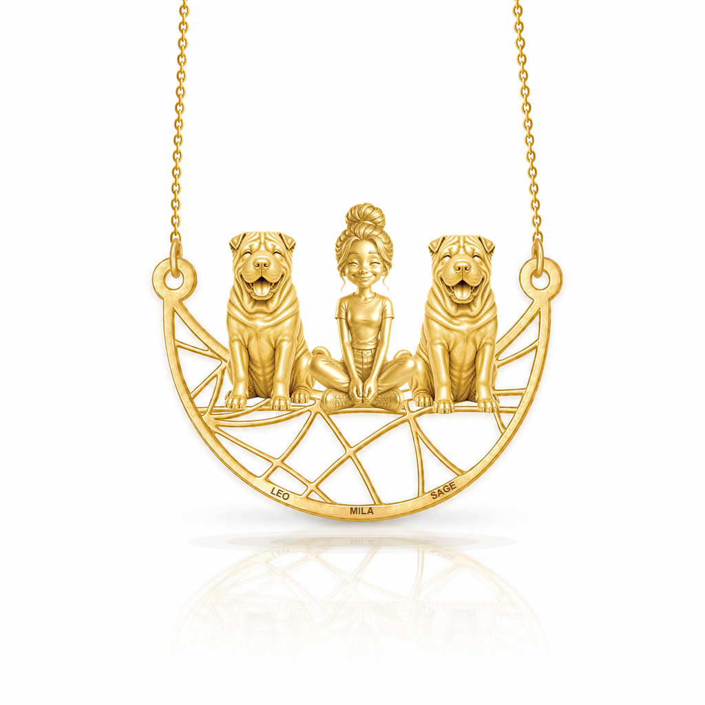 Shar Pei - 18K Gold Vermeil - 1st