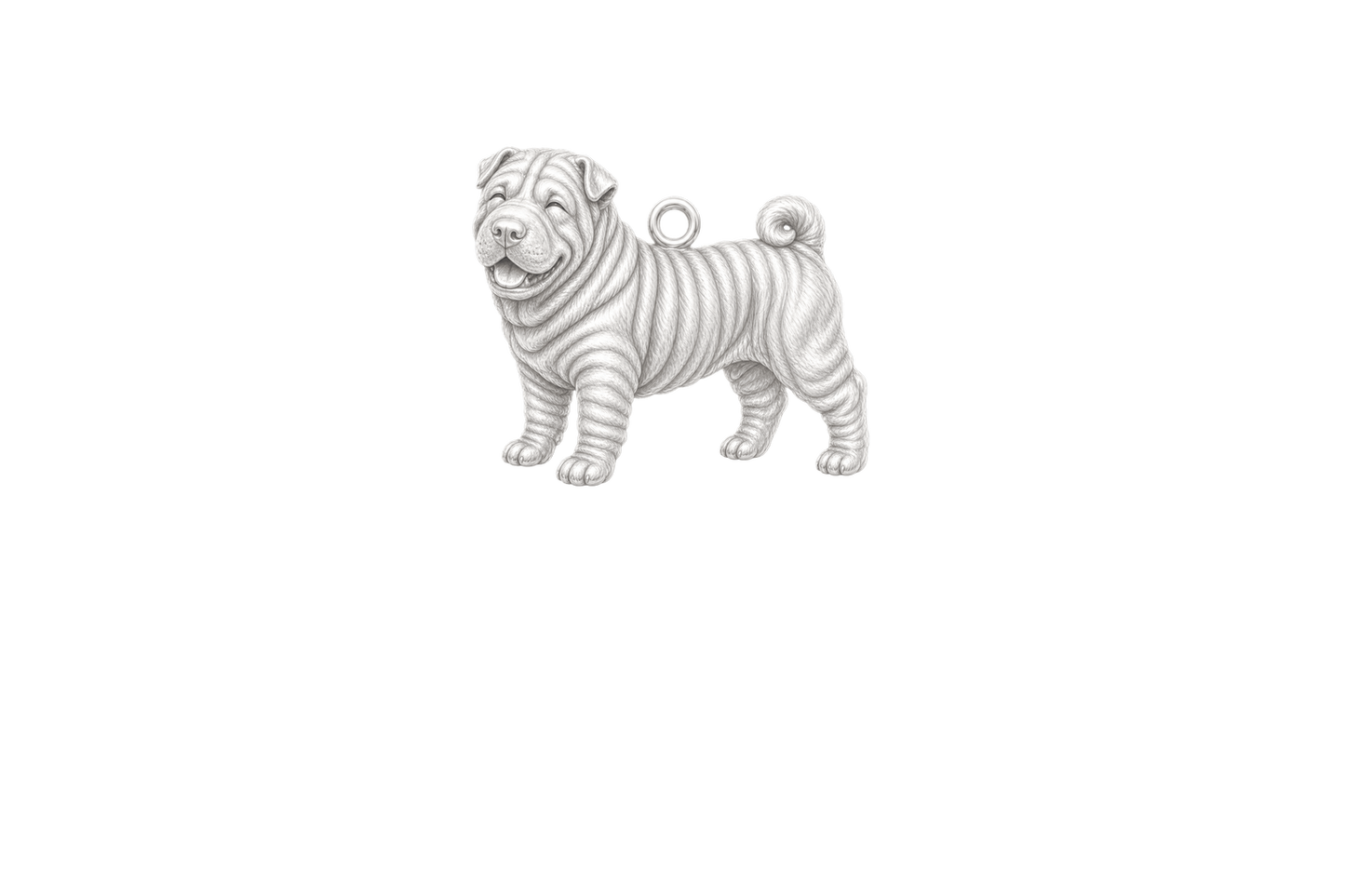 Soulyshine Shar Pei Little Love Charm Only - Image 1