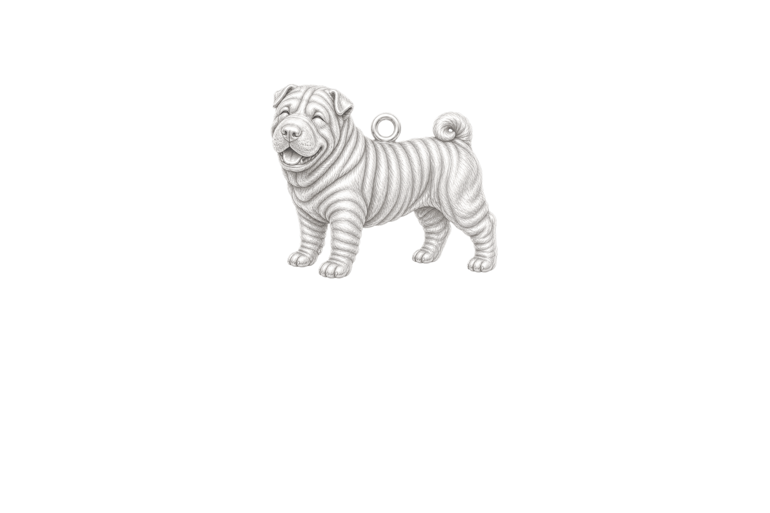 Soulyshine Shar Pei Little Love Charm Only - Image 1