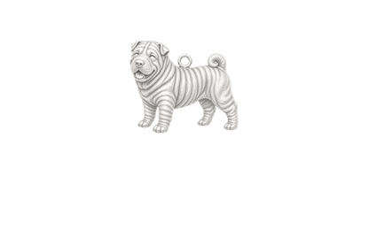 Soulyshine Shar Pei Little Love Charm Only - Image 1