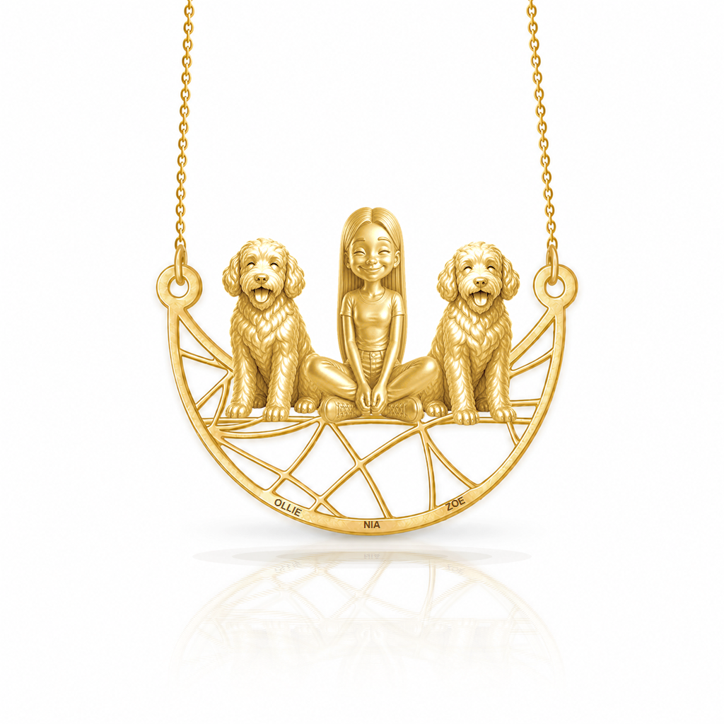 Sheepadoodle - 18K Gold Vermeil - 1st
