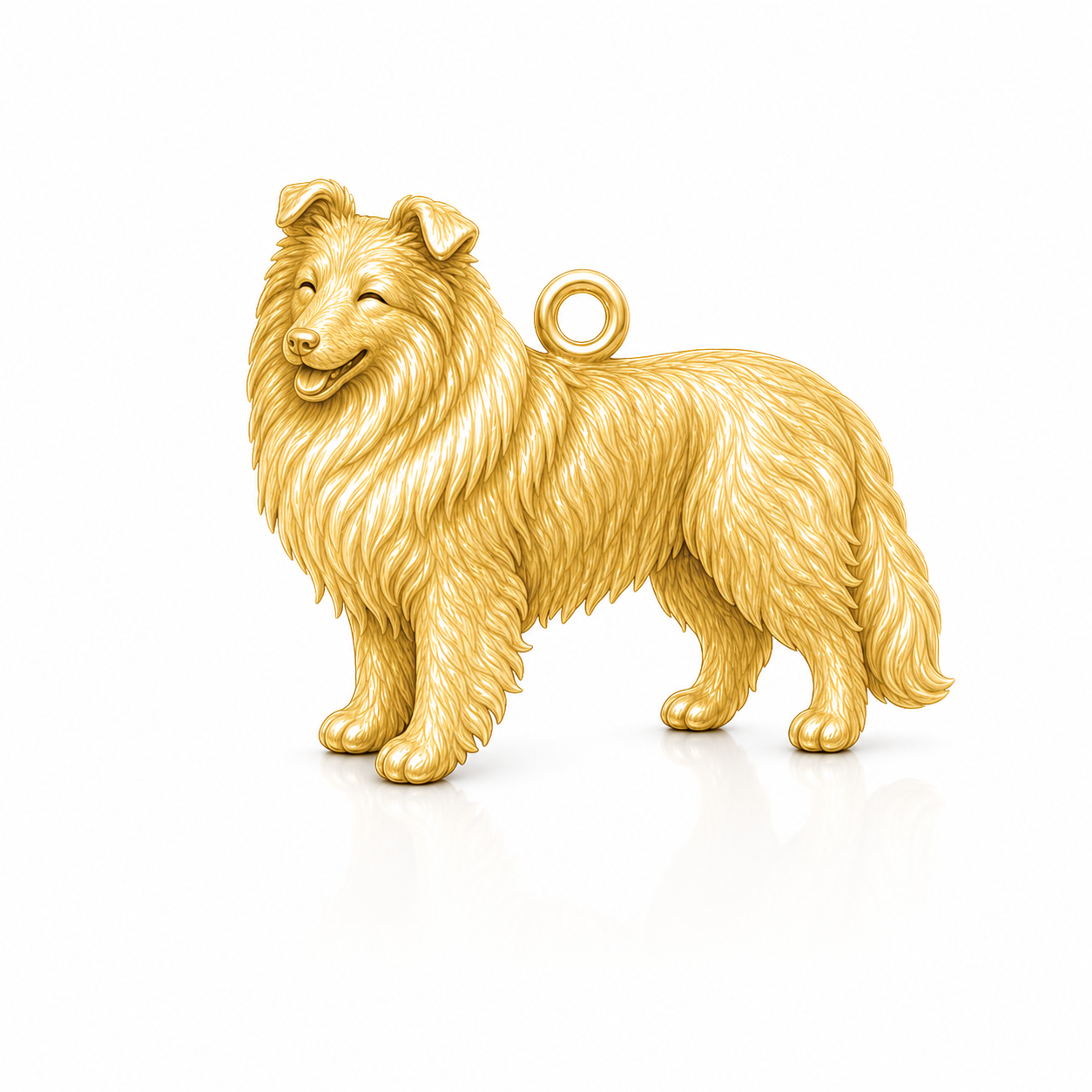 Soulyshine Shetland Sheepdog Personalized Pet Companion Charm Only