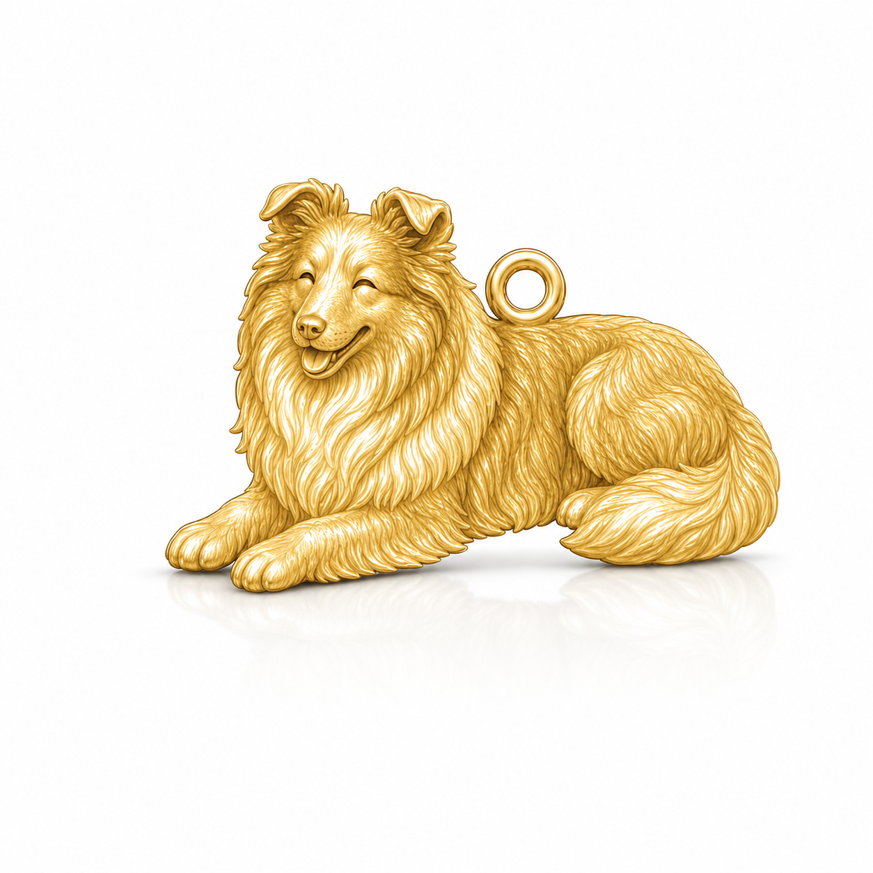 Soulyshine Shetland Sheepdog Personalized Pet Companion Charm Only