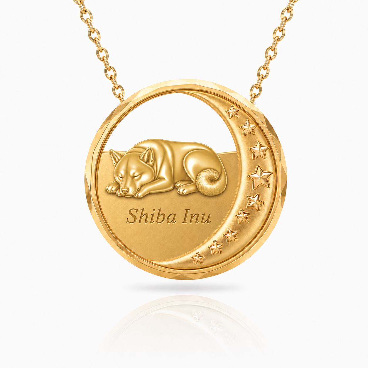 Soulyshine Shiba Inu Starry Slumber Personalized Pet Heart Bracelet