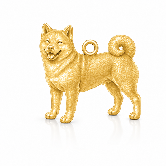 Soulyshine Shiba Inu Purest Bond Petite Companion Charm Necklace - Image 1