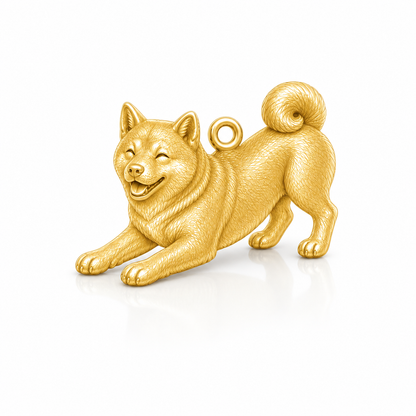Soulyshine Shiba Inu Personalized Pet Companion Charm Only