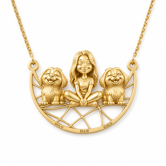 Shih Tzu - 18K Gold Vermeil - 1st