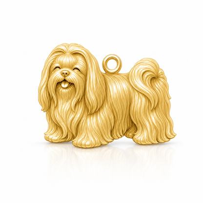 Soulyshine Shih Tzu long coat Personalized Pet Companion Charm Only