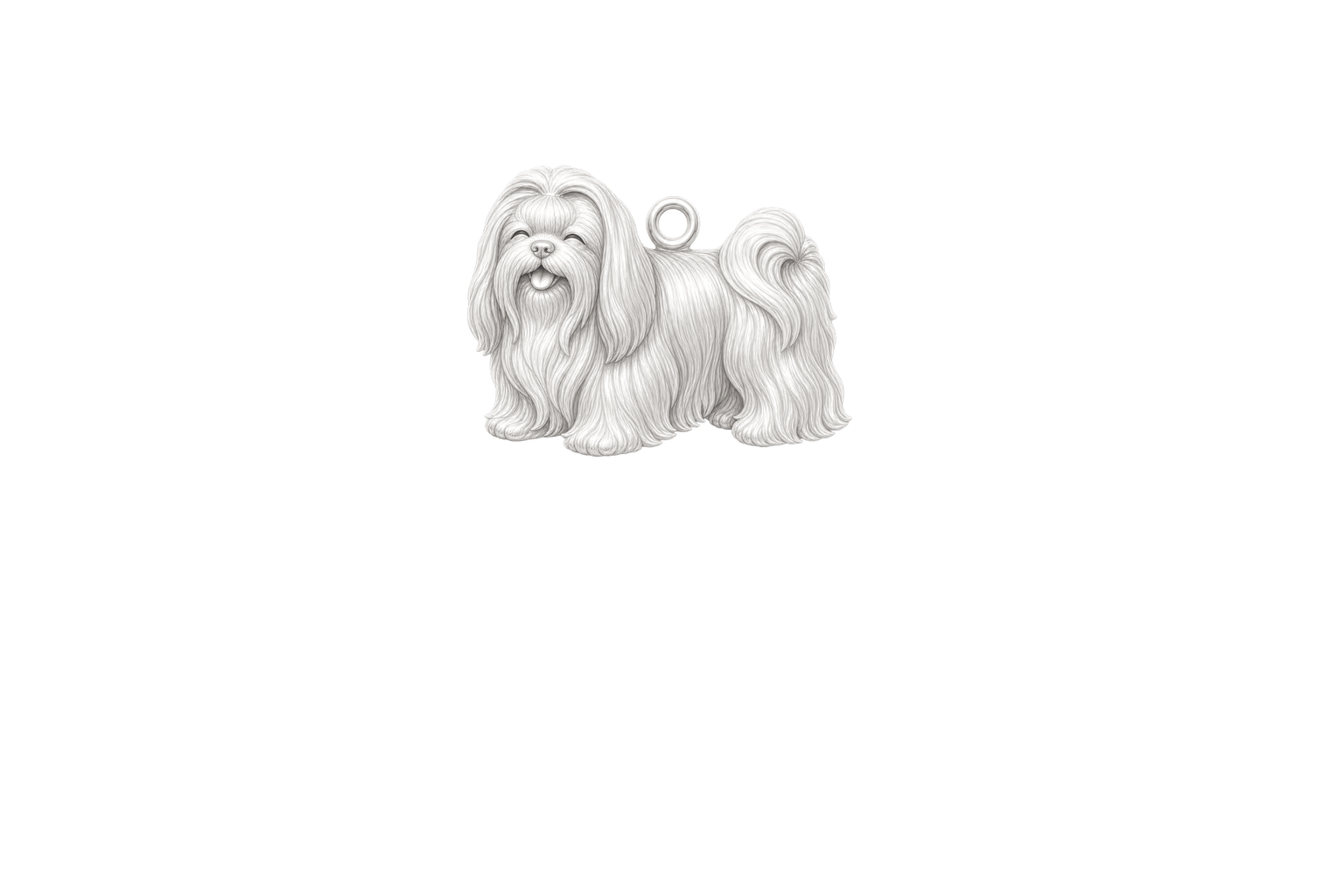 Soulyshine Shih Tzu long coat Little Love Charm Only - Image 1