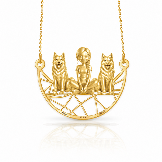 Soulyshine Siberian personalized companion necklace