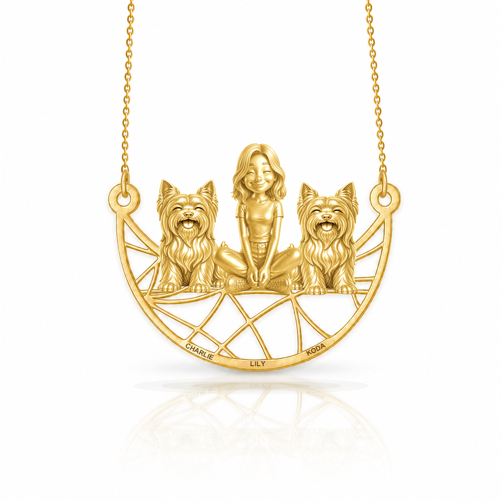 Silky Terrier - 18K Gold Vermeil - 1st