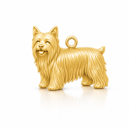 Soulyshine Silky Terrier Personalized Pet Companion Charm Only