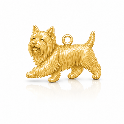 Soulyshine Silky Terrier Personalized Pet Companion Charm Only
