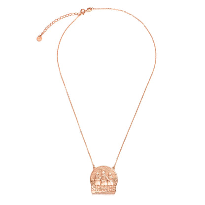 Soulyshine Personalized Sister Forever - Handmade Necklace in Silver/14K Gold Vermeil