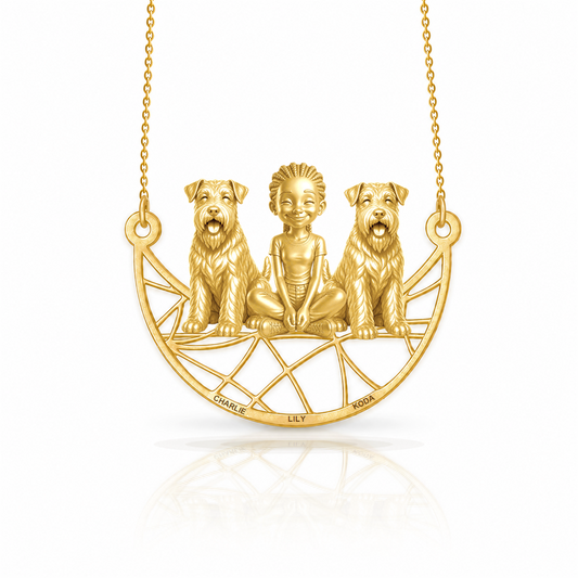 Soulyshine Soft Coated Wheaten Terrier personalized companion necklace