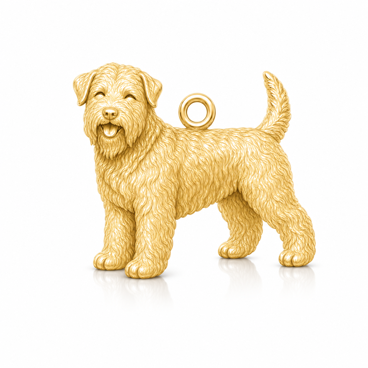 Soulyshine Soft Coated Wheaten Terrier Personalized Pet Companion Charm Only