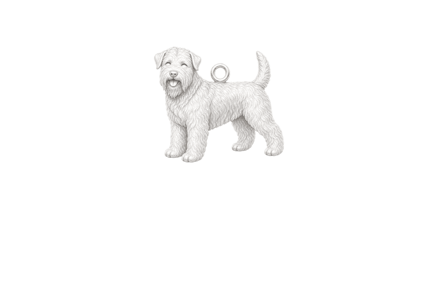 Soulyshine Soft Coated Wheaten Terrier Little Love Charm Only - Image 1
