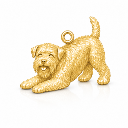 Soulyshine Soft Coated Wheaten Terrier Personalized Pet Companion Charm Only