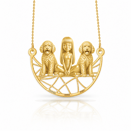 Soulyshine Spanish Water Dog personalized companion necklace