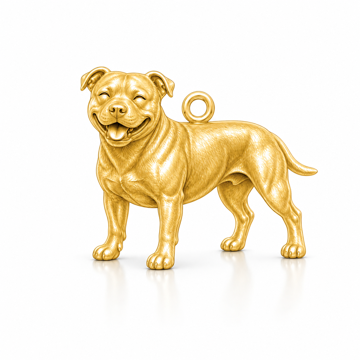 Soulyshine Staffordshire Bull Terrier Personalized Pet Companion Charm Only