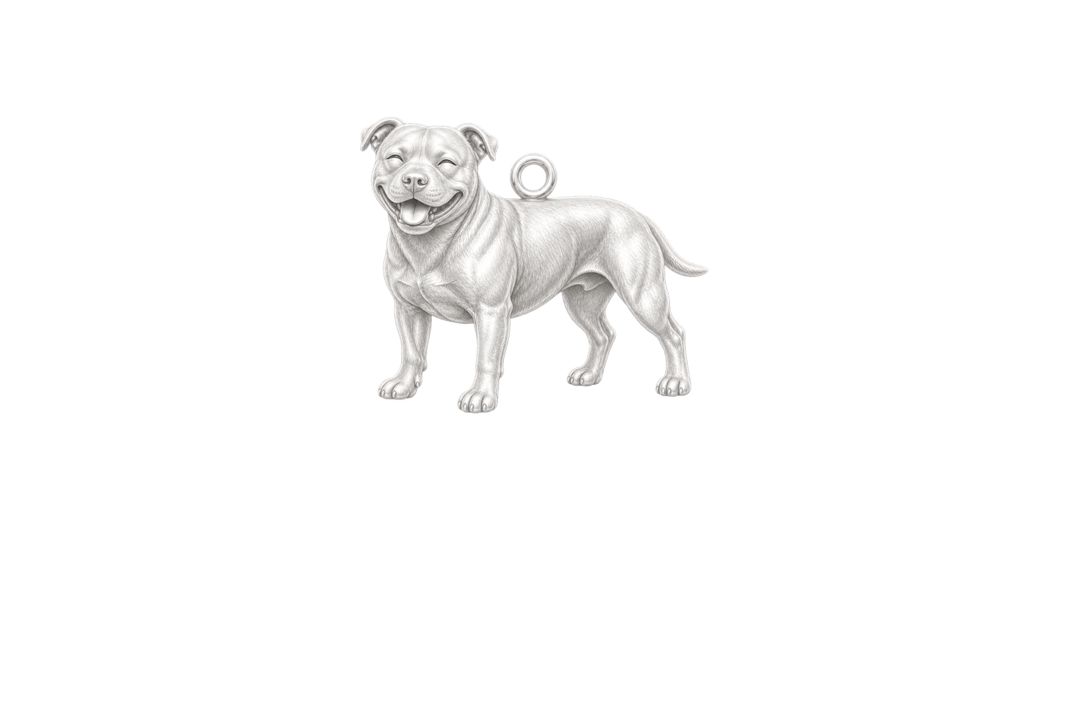 Soulyshine Staffordshire Bull Terrier Little Love Charm Only - Image 1