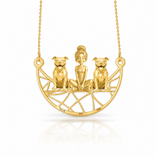 Soulyshine Staffy personalized companion necklace