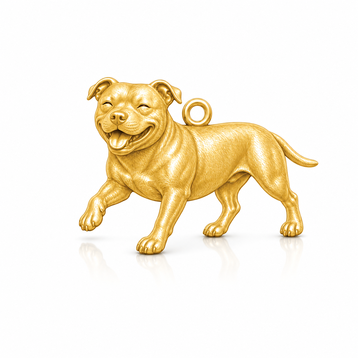 Soulyshine Staffy Personalized Pet Companion Charm Only