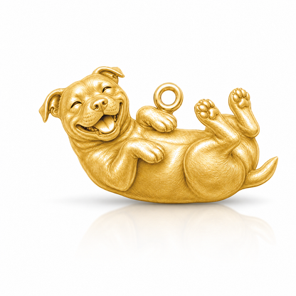 Soulyshine Staffy Personalized Pet Companion Charm Only