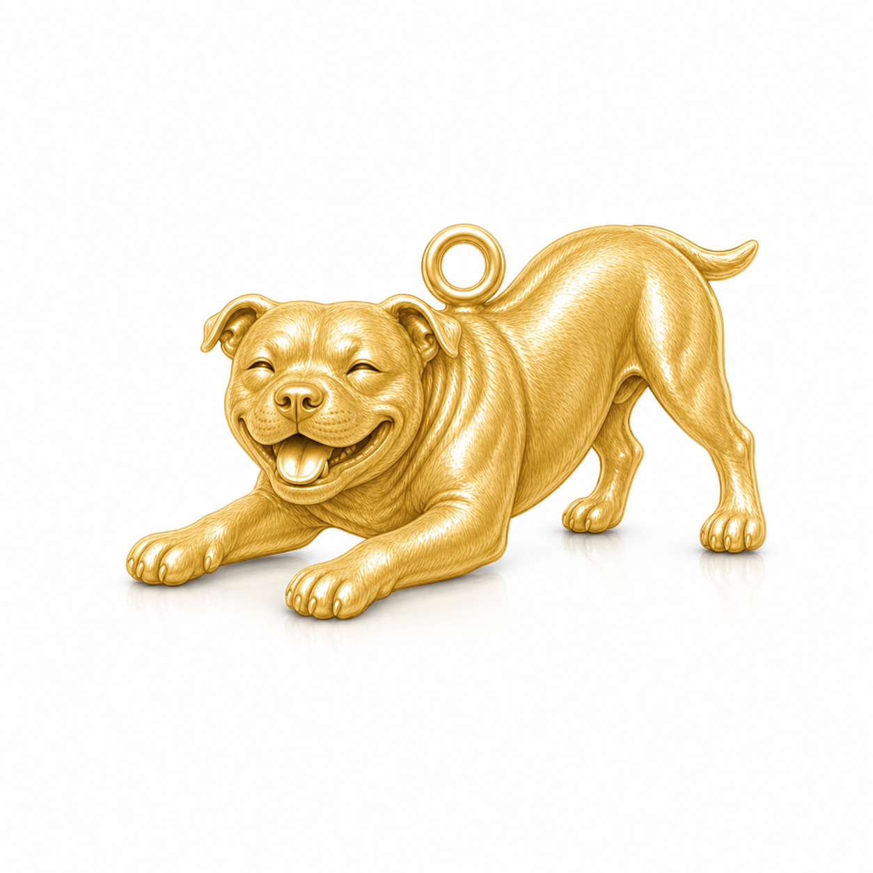 Soulyshine Staffy Personalized Pet Companion Charm Only