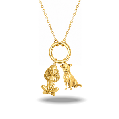 Swedish Farmdog - 18K Gold Vermeil - 1st