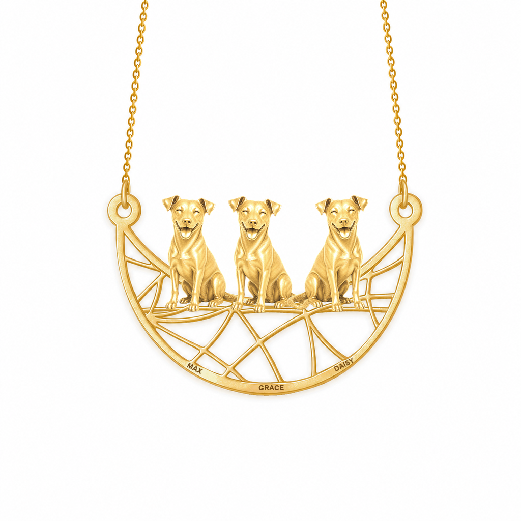 Soulyshine Swedish Farmdog Eternal Paw personalized pets necklace