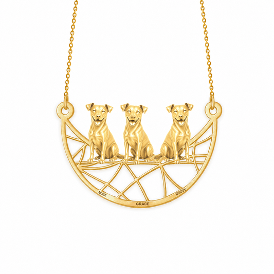 Soulyshine Swedish Farmdog Eternal Paw personalized pets necklace