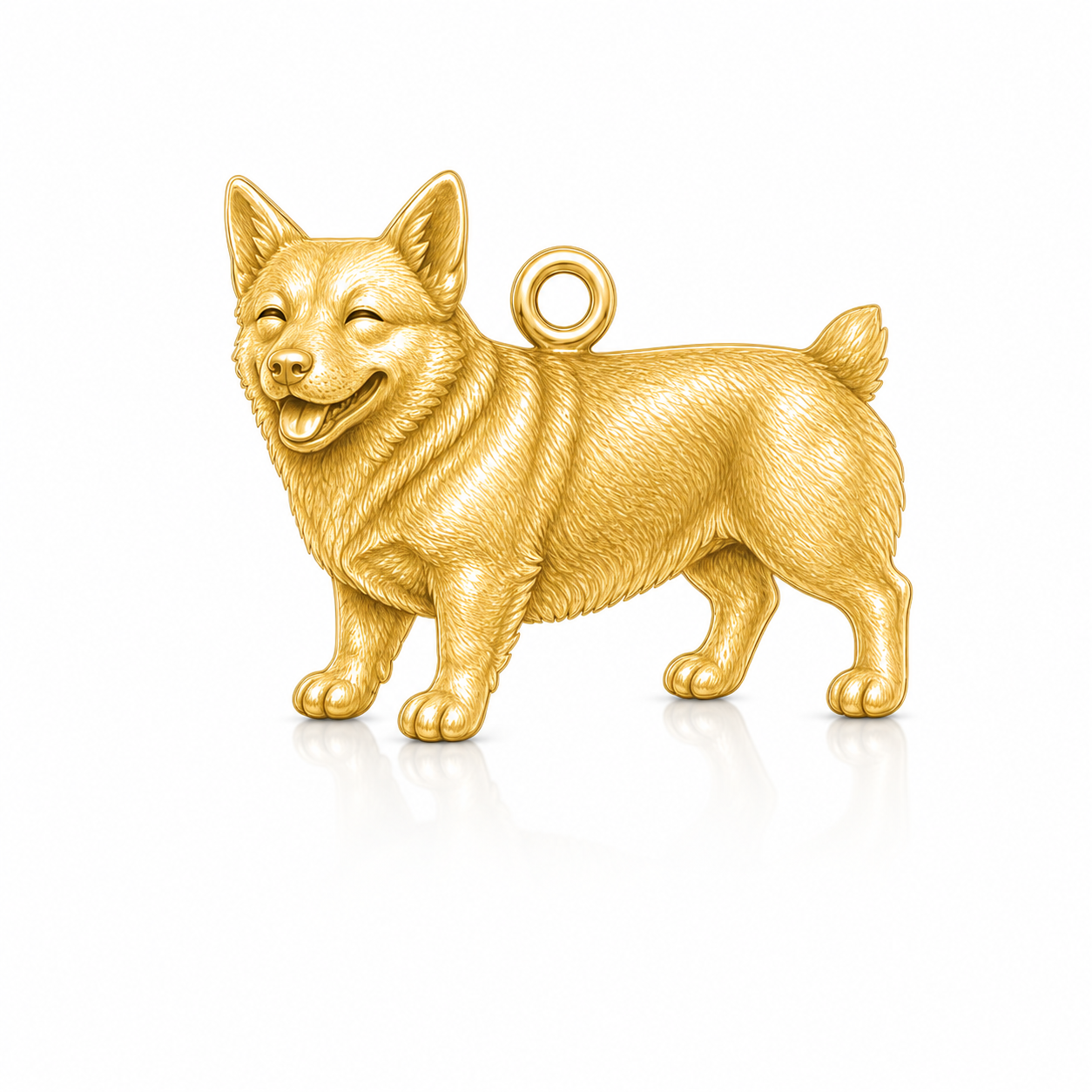 Soulyshine Swedish Vallhund Personalized Pet Companion Charm Only