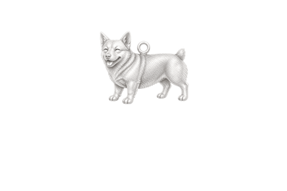 Soulyshine Swedish Vallhund Little Love Charm Only - Image 1