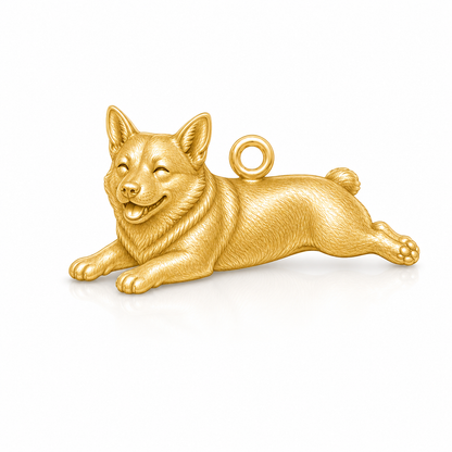 Soulyshine Swedish Vallhund Personalized Pet Companion Charm Only