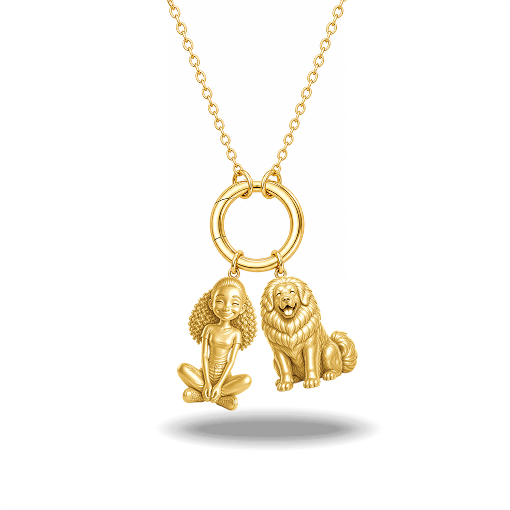 Tibetan Mastiff - 18K Gold Vermeil - 1st