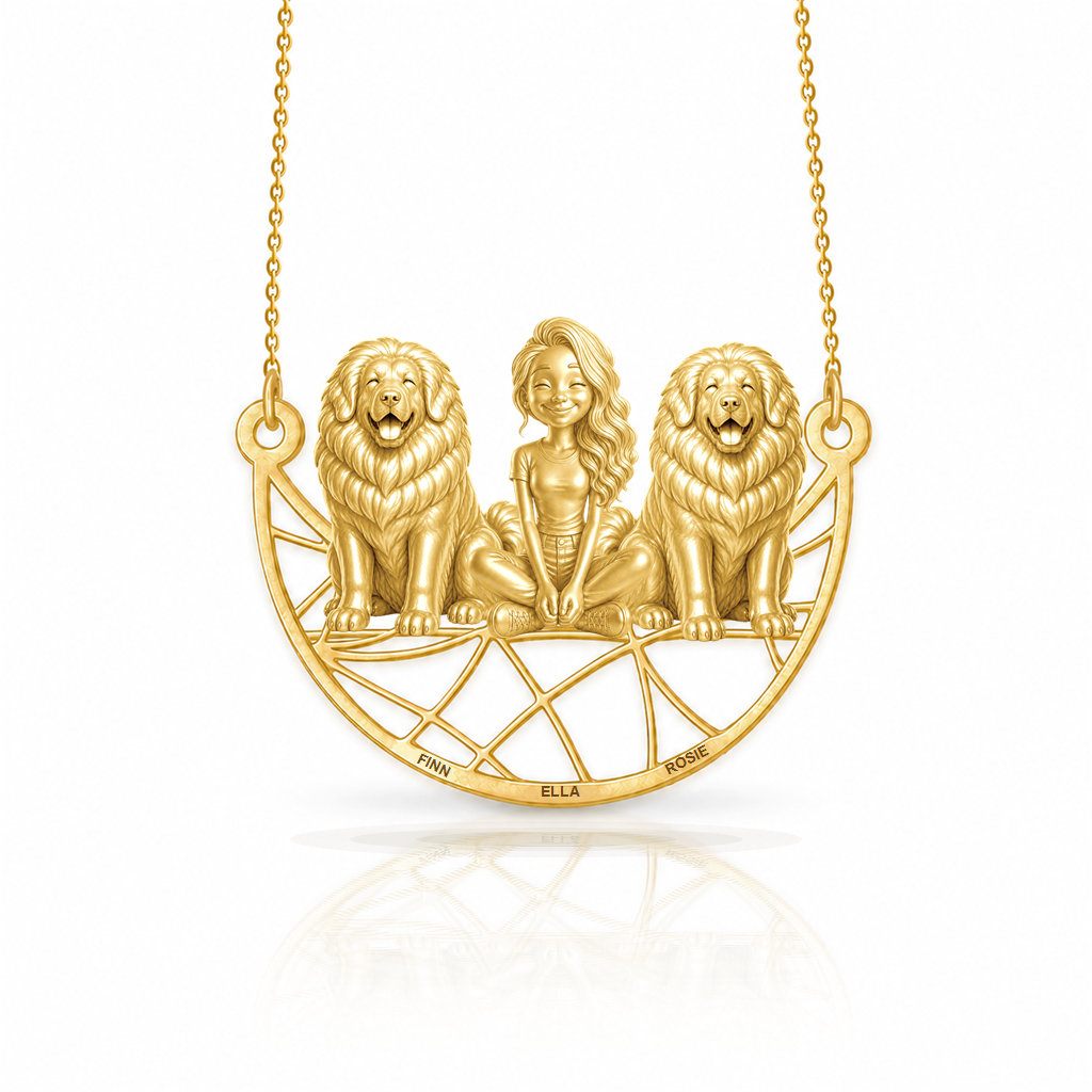 Tibetan Mastiff - 18K Gold Vermeil - 1st