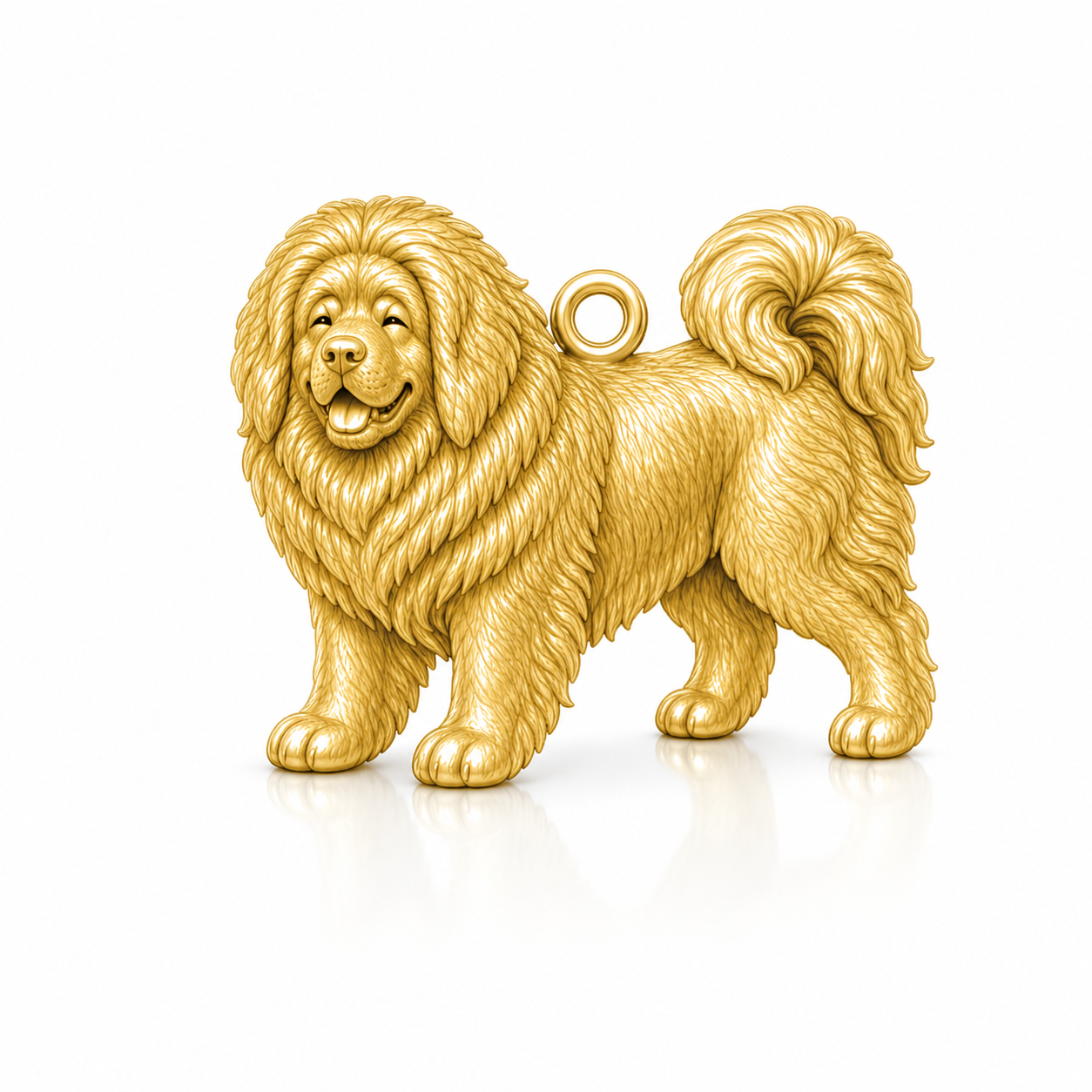 Soulyshine Tibetan Mastiff Personalized Pet Companion Charm Only