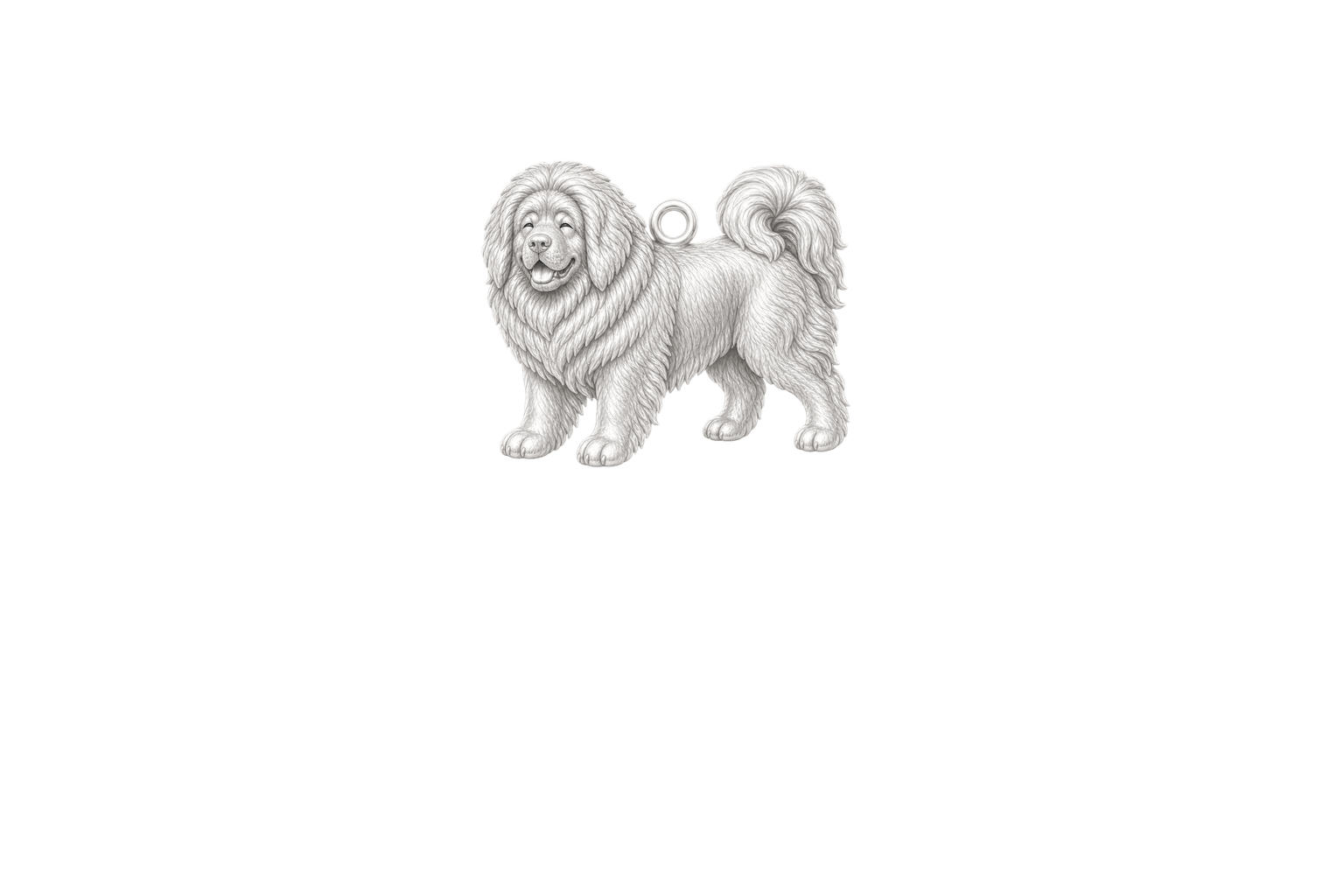 Soulyshine Tibetan Mastiff Little Love Charm Only - Image 1