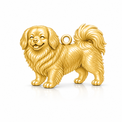 Soulyshine Tibetan Spaniel Personalized Pet Companion Charm Only
