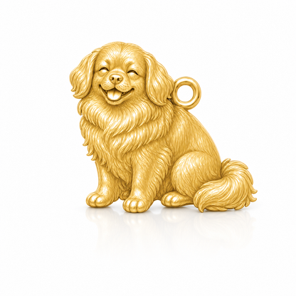 Soulyshine Tibetan Spaniel Personalized Pet Companion Charm Only