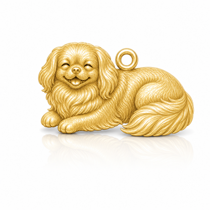 Soulyshine Tibetan Spaniel Personalized Pet Companion Charm Only
