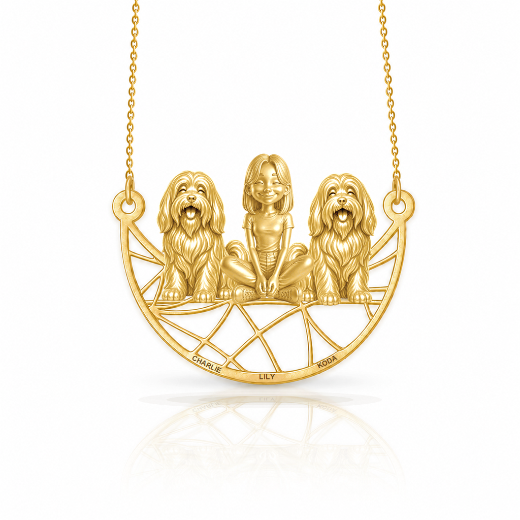 Tibetan Terrier - 18K Gold Vermeil - 1st