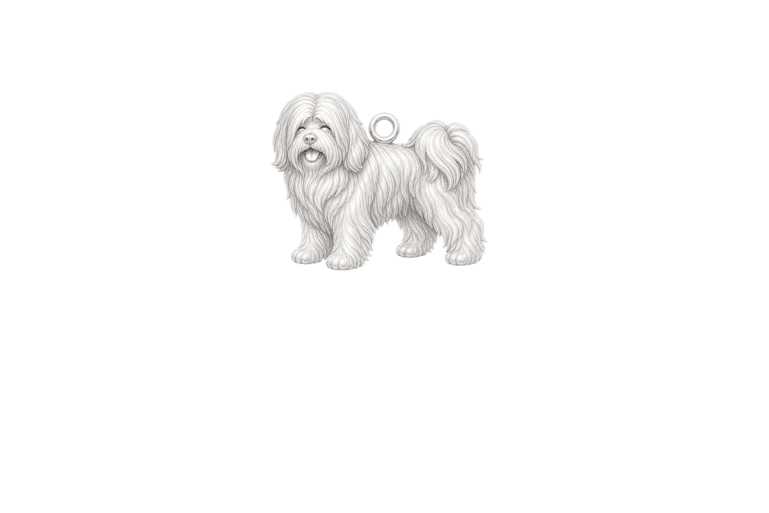 Soulyshine Tibetan Terrier Little Love Charm Only - Image 1
