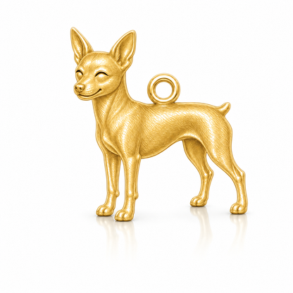 Soulyshine Toy Fox Terrier Personalized Pet Companion Charm Only